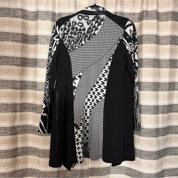 Lana Lee Black And Gray Cardigan Size Small - Picture 2 of 8